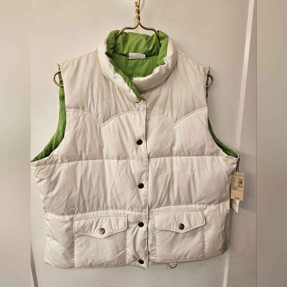 90/10 Duck Down - American Eagle Outfitters Reversible Vest - NWT Size XL